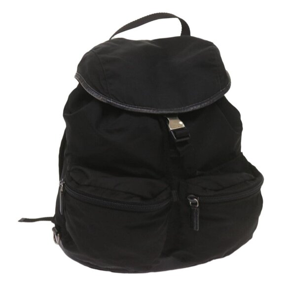 PRADA Backpack Nylon Black Auth - Picture 1 of 16